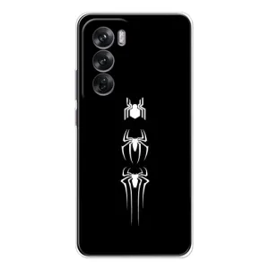 Чохол Супергерой Людина Павук на OPPO Reno 12 (Лого павука)