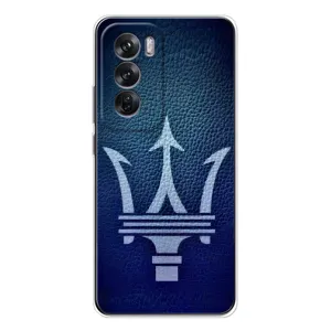 Чохли з тематикою "Круті машини" на OPPO Reno 12 (Лого Maserati)