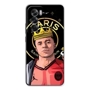 Чехол (TPU) с Футболистом на OPPO Reno 12 (Mbappe King)