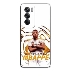 Чехол (TPU) с Футболистом на OPPO Reno 12 (Мбаппе Реал)