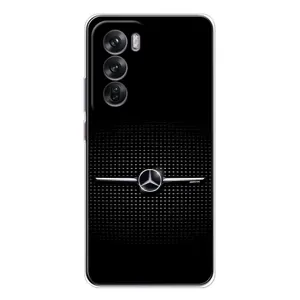 Силіконовий бампер з картинкою машини на OPPO Reno 12 (Mercedes)