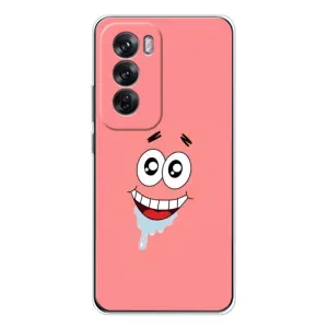 Чехлы с Патриком на OPPO Reno 12 (Мордочка Патрика)