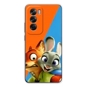 Чехлы ЗВЕРОПОЛИС для OPPO Reno 12 (Ник и Хопс)