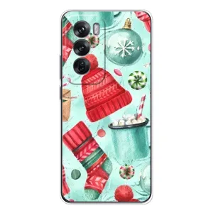 Чохол Санта Клаус для OPPO Reno 12 (Одяг)