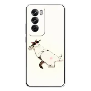 Чохол на тематику: Коти для OPPO Reno 12 (Відпочинок)