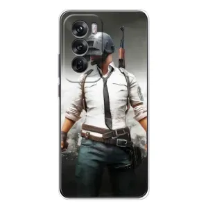Чохол з картинкою "Герой Pubg" на OPPO Reno 12 (Пабг)
