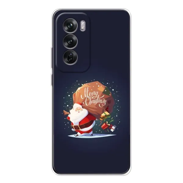 Чехол с рисунком «Подарки от Санты» для OPPO Reno 12