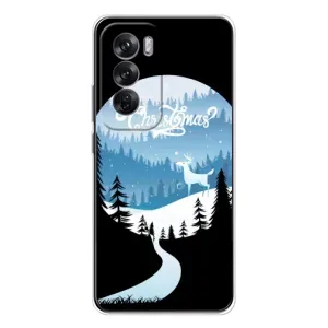 Силіконовий бампер на різдво для OPPO Reno 12 (Різдвяний Олень)