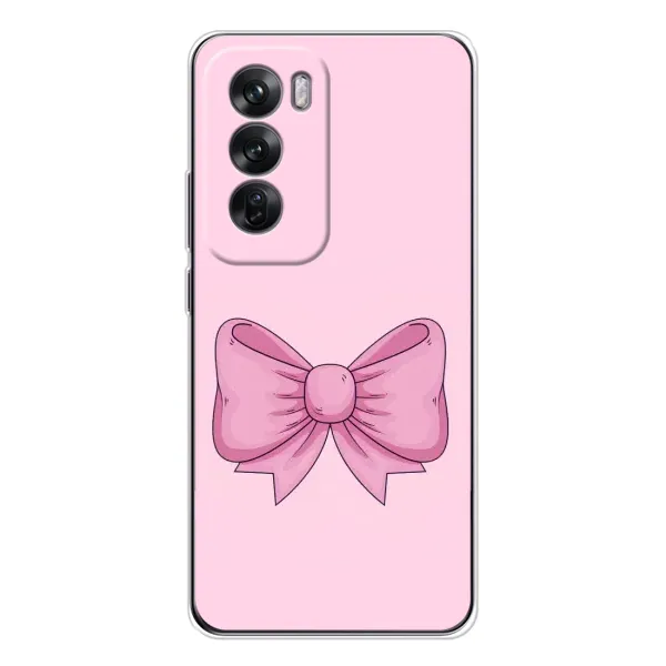 Чехол с рисунком «Розовый бантик» для OPPO Reno 12 Чехол с рисунком «Розовый бантик» для OPPO Reno 12