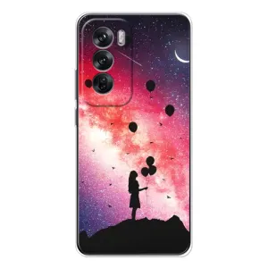 Силіконові Чохли Коханій людині для OPPO Reno 12 (Кулі в небі)