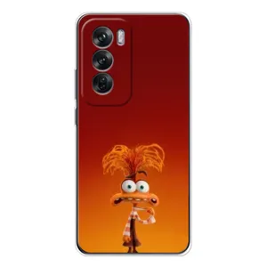 Чехол Головоломка для OPPO Reno 12 - (AlphaPrint) (Тревожность)
