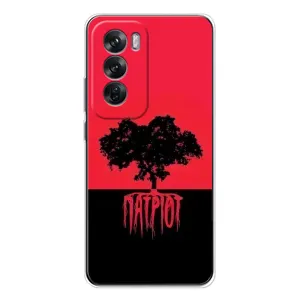 Чехлы УПА (Красно-Чёрный) на OPPO Reno 12 (УПА Патриот)