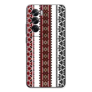 Силиконовый Чехол на OPPO Reno 12 с картинкой Вышиванки (Вышиваночки)