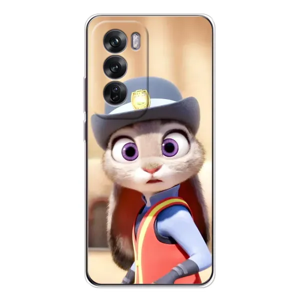 Чехол с рисунком «Заяц Джуді Хопс» для OPPO Reno 12