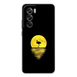 Летний Чехол на OPPO Reno 12 (Желтый Закат)