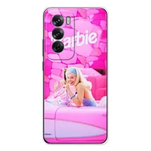Силиконовый Чехол Барби Фильм на OPPO Reno 12 (Зставка)