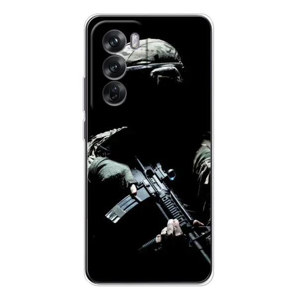Чехол с рисунком «ЗСУ снайпер» для OPPO Reno 12 Чехол с рисунком «ЗСУ снайпер» для OPPO Reno 12