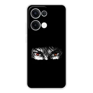 Силиконовые чехлы с глазами Anime для ОПО Reno 13 5G (Аниме глаза)