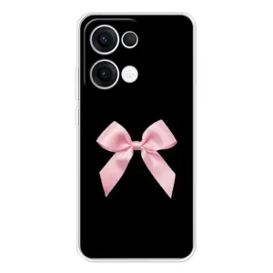 Чехол банты для OPPO Reno 13 5G (Бант на черном)