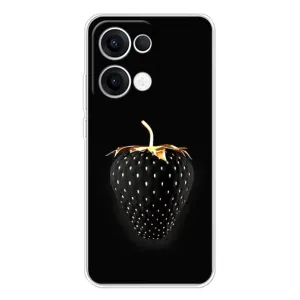 Чехол с изображением  вкусной еды для OPPO Reno 13 5G (Чёрная клубника)