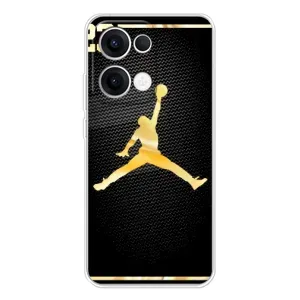 Силіконовый Чохол Nike Air Jordan на ОРО Reno 13 5G (Джордан 23)