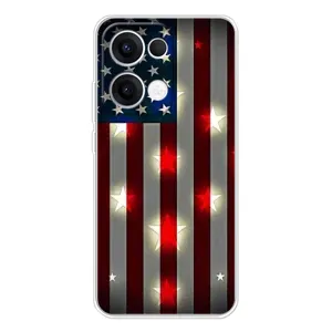Чехол Флаг USA для OPPO Reno 13 5G (Флаг США 2)