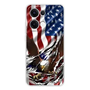 Чехол Флаг USA для OPPO Reno 13 5G (Флаг USA)