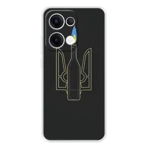 Чохол з картинкою (Патріотичний ГЕРБ) на OPPO Reno 13 5G (Герб - Молотова)