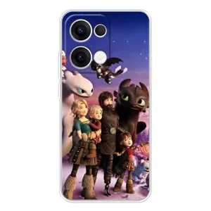 Чехол дракон Беззубик для OPPO Reno 13 5G (Герои дракона)
