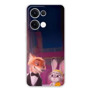 Силиконовый чехол с принтом Зоотрополіс для OPPO Reno 13 5G (Главные герои)