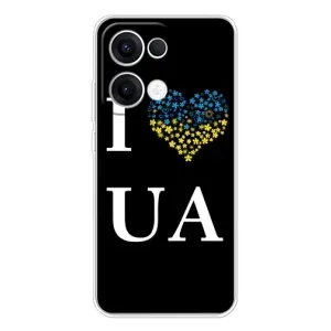Силіконовий Чохол на OPPO Reno 13 5G (Я-Україна) (I Love UA)