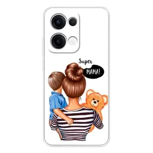 Чехлы для МАМЫ на OPPO Reno 13 5G (Мама и сын)