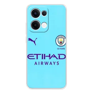Силиконовые Чехлы принт Футбол на OPPO Reno 13 5G (Man City)