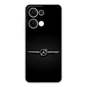 Силиконовый бампер с картинкой машины на OPPO Reno 13 5G (Mercedes)
