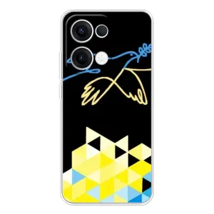 Чехол на OPPO Reno 13 5G Украинский дизайн (Мир для Украины)