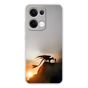 Чехол дракон Беззубик для OPPO Reno 13 5G (Мультиик Беззубик)