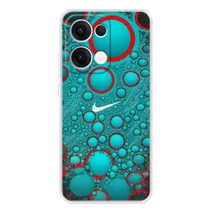 Силіконовый Чохол на OPPO Reno 13 5G з картинкою НАЙК (Найк зелений)