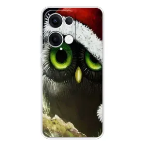Чохли з принтом СОВИ для OPPO Reno 13 5G (Новорічна Сова)