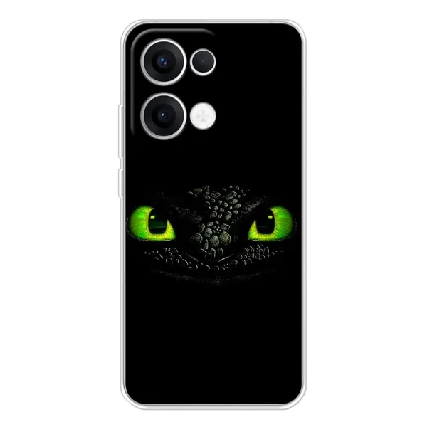 Чехол с рисунком «Глаза Беззубика» для OPPO Reno 13 5G Чехол с рисунком «Глаза Беззубика» для OPPO Reno 13 5G