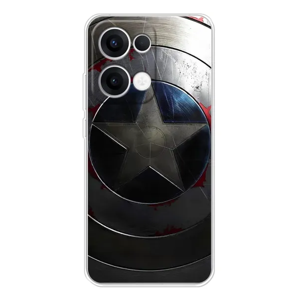 Чехол с рисунком «Ретро Щит Капитана» для OPPO Reno 13 5G Чехол с рисунком «Ретро Щит Капитана» для OPPO Reno 13 5G