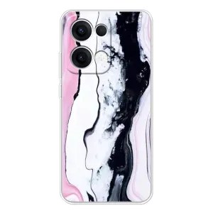 Чехлы с тематикой "Мрамор" на ОПО Reno 13 5G (Розовый мрамор)