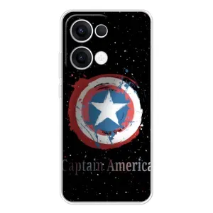 Чехол с Щитом Капитана Америки на OPPO Reno 13 5G (Щит Капитана)