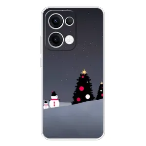Чехлы на Новый Год OPPO Reno 13 5G (Снеговички)