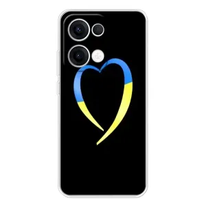 Силіконовий Чохол на OPPO Reno 13 5G (Я-Україна) (Українське серце)