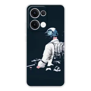Чохол з картинкою "Герой Pubg" на OPPO Reno 13 5G (В екіперівці)