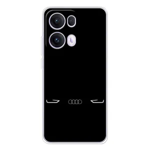Силіконовий бампер з картинкою машини на OPPO Reno 13 Pro 5G (Сілует Audi)