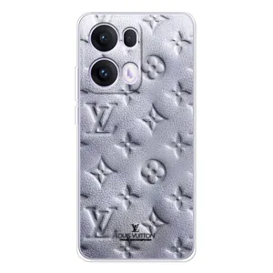 Текстурный Чехол Louis Vuitton для ОППО Рено 13 Про 5G (Белый ЛВ)