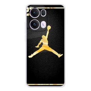 Силиконовый Чехол Nike Air Jordan на ОППО Рено 13 Про 5G (Джордан 23)