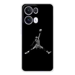 Силиконовый Чехол Nike Air Jordan на ОППО Рено 13 Про 5G (Джордан)