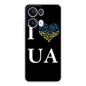 Силиконовый Чехол на OPPO Reno 13 Pro 5G (Я-Украина) (I Love UA)